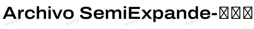 Archivo SemiExpande字体转换